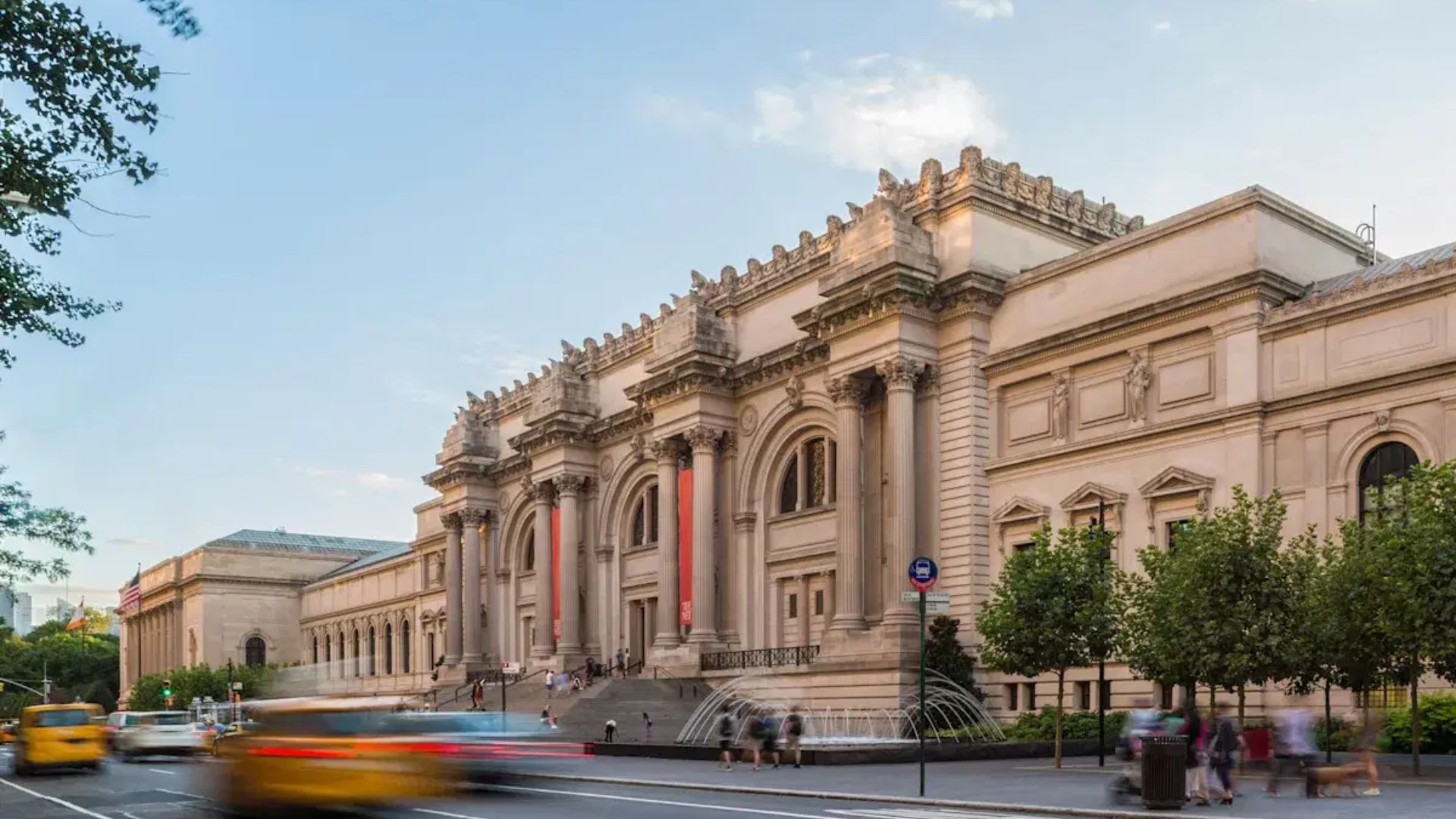 The Metropolitan Museum of Art in New York City, showcasing its grand architecture and iconic entrance.