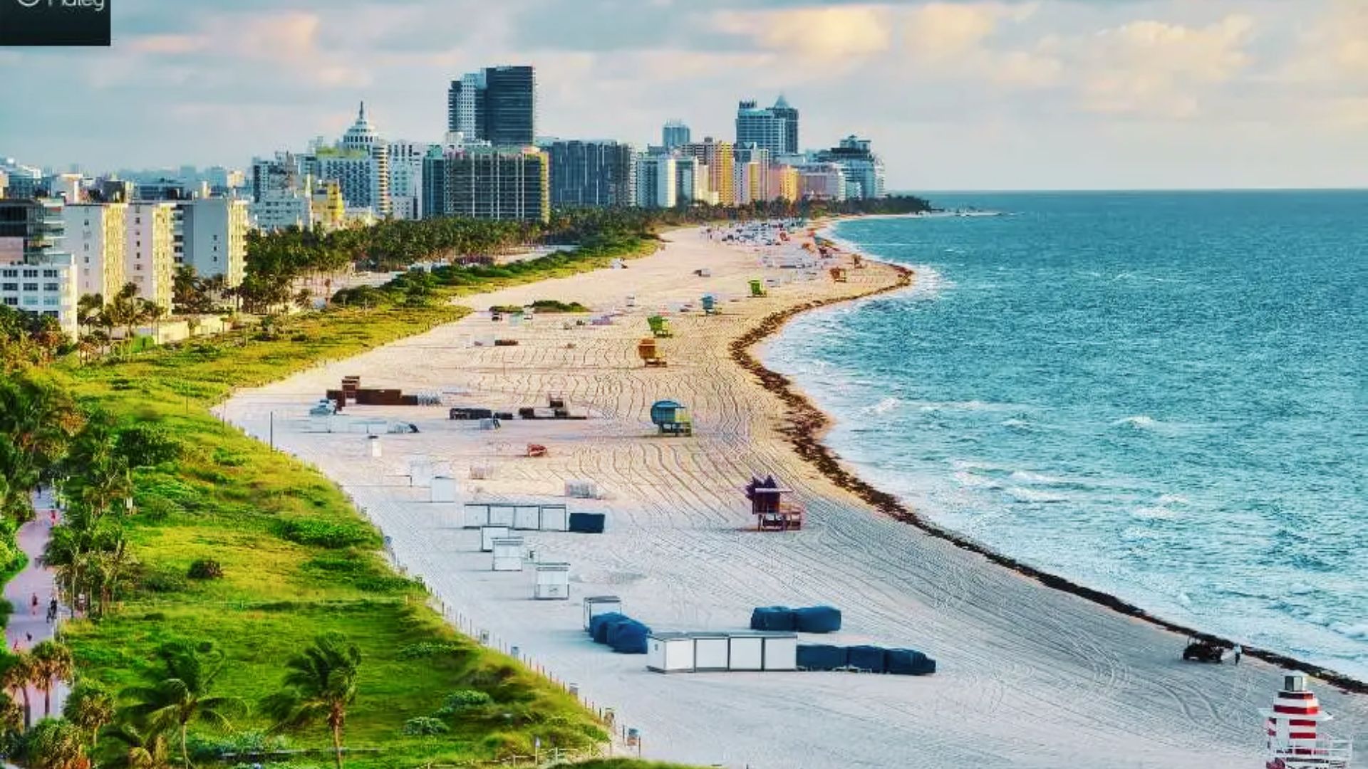 A scenic view, showcasing its sandy shores and vibrant atmosphere, a primary filming location.
