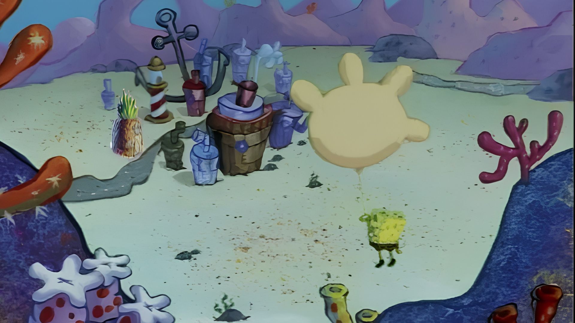 Size Difference Inside vs Outside OF SpongeBob House
