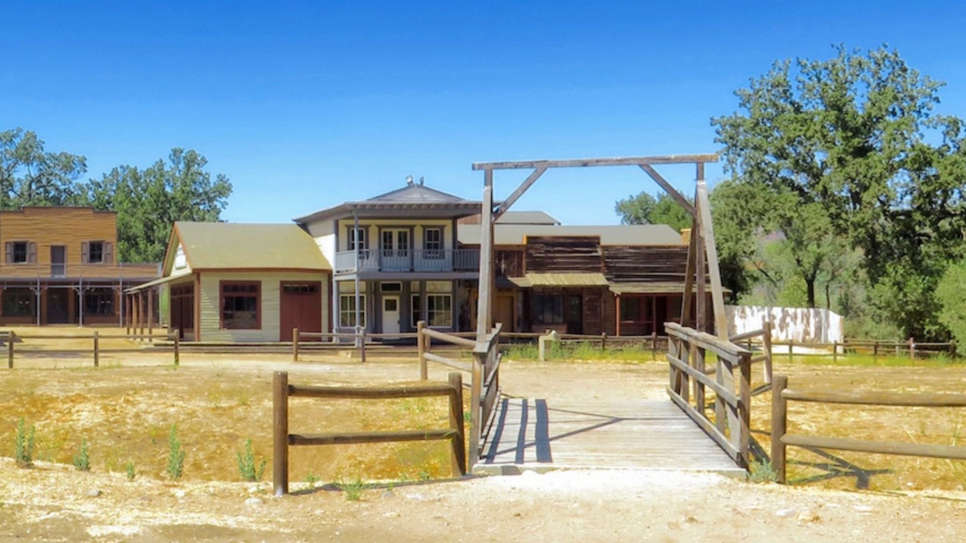 Recreated Old West town set at Paramount Ranch, California, built for The Rifleman.