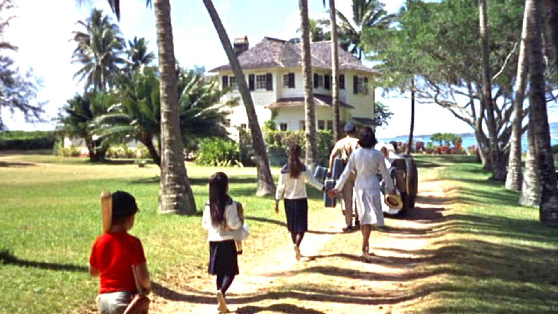 The White Beach House Seen in the Movie