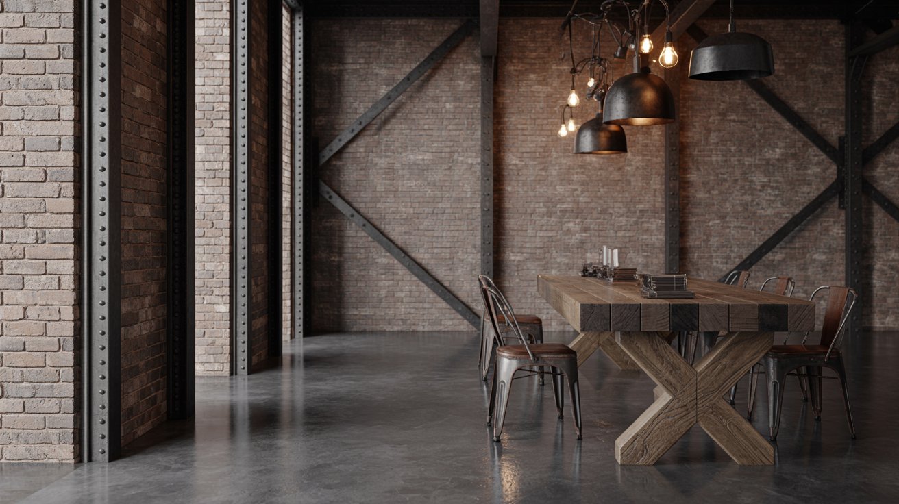 Scandinavian living room with light wood furniture, cozy textures, and soft natural lighting.