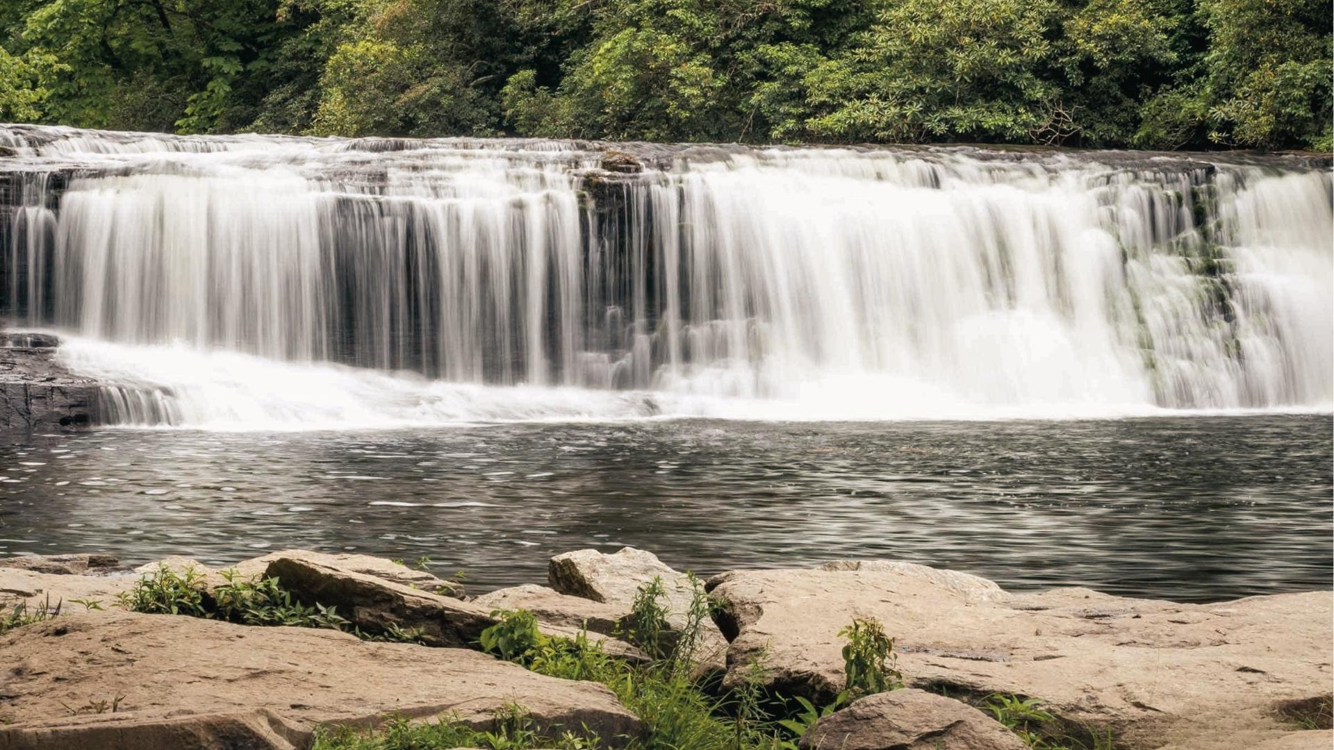 Waterfalls Featured in Key Action Scenes