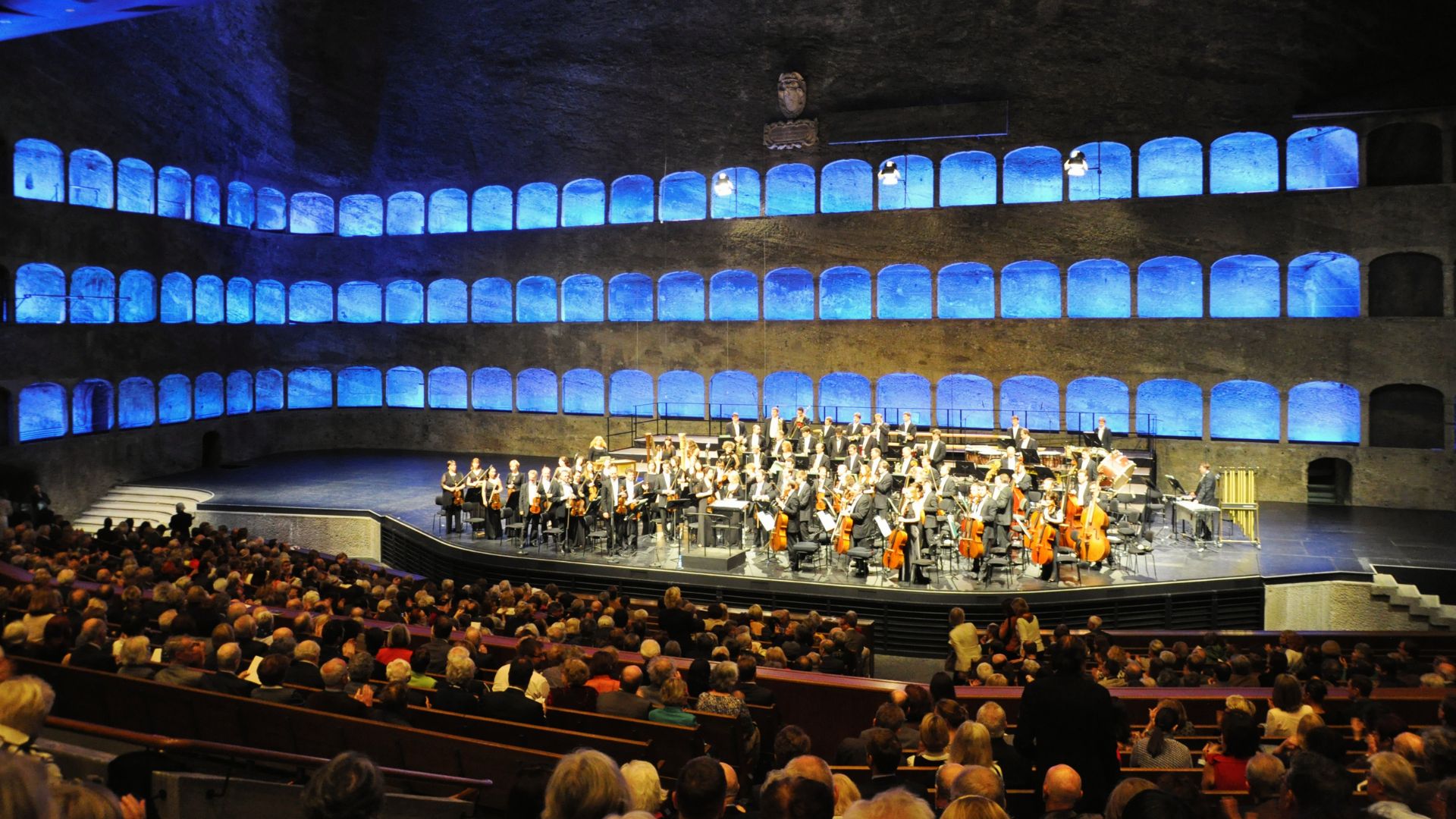 “The Felsenreitschule” is one of the most famous “Sound of Music" filming locations in Salzburg.