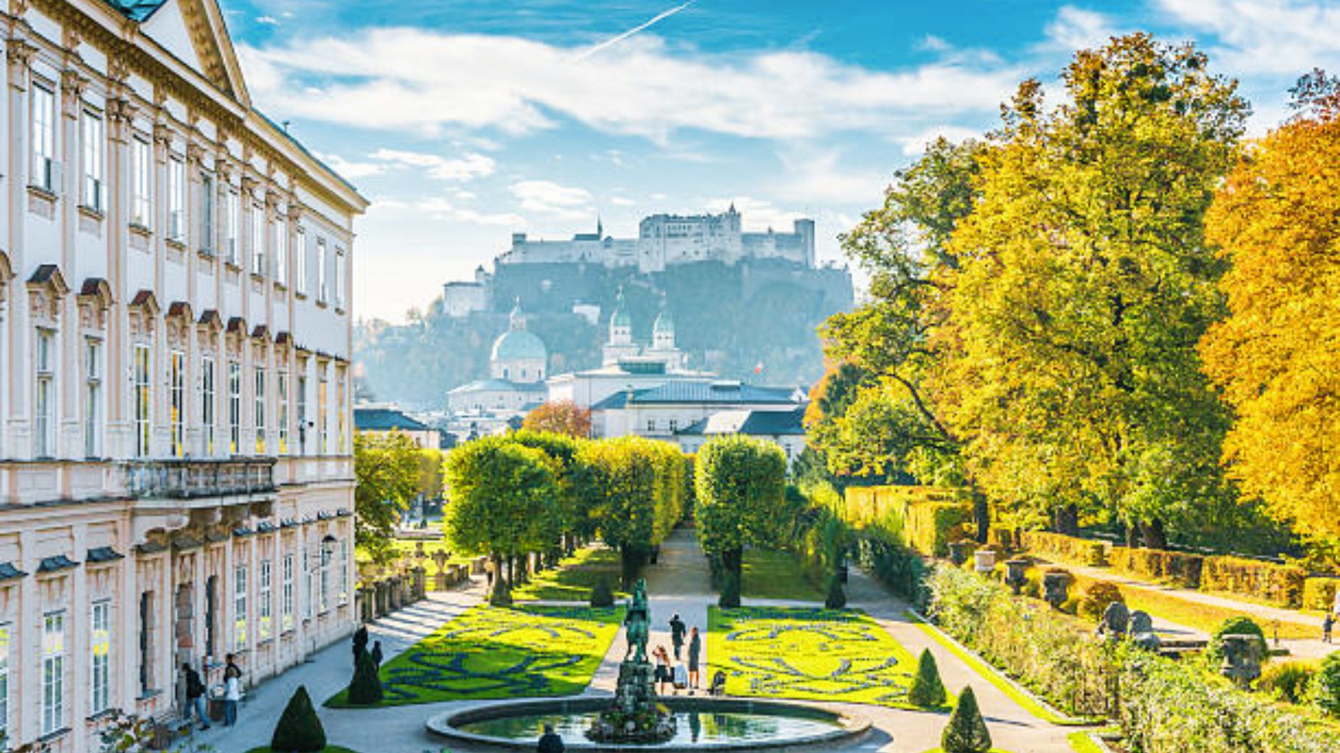 “Mirabell Gardens” is one of the most famous “Sound of Music" filming locations in Salzburg.