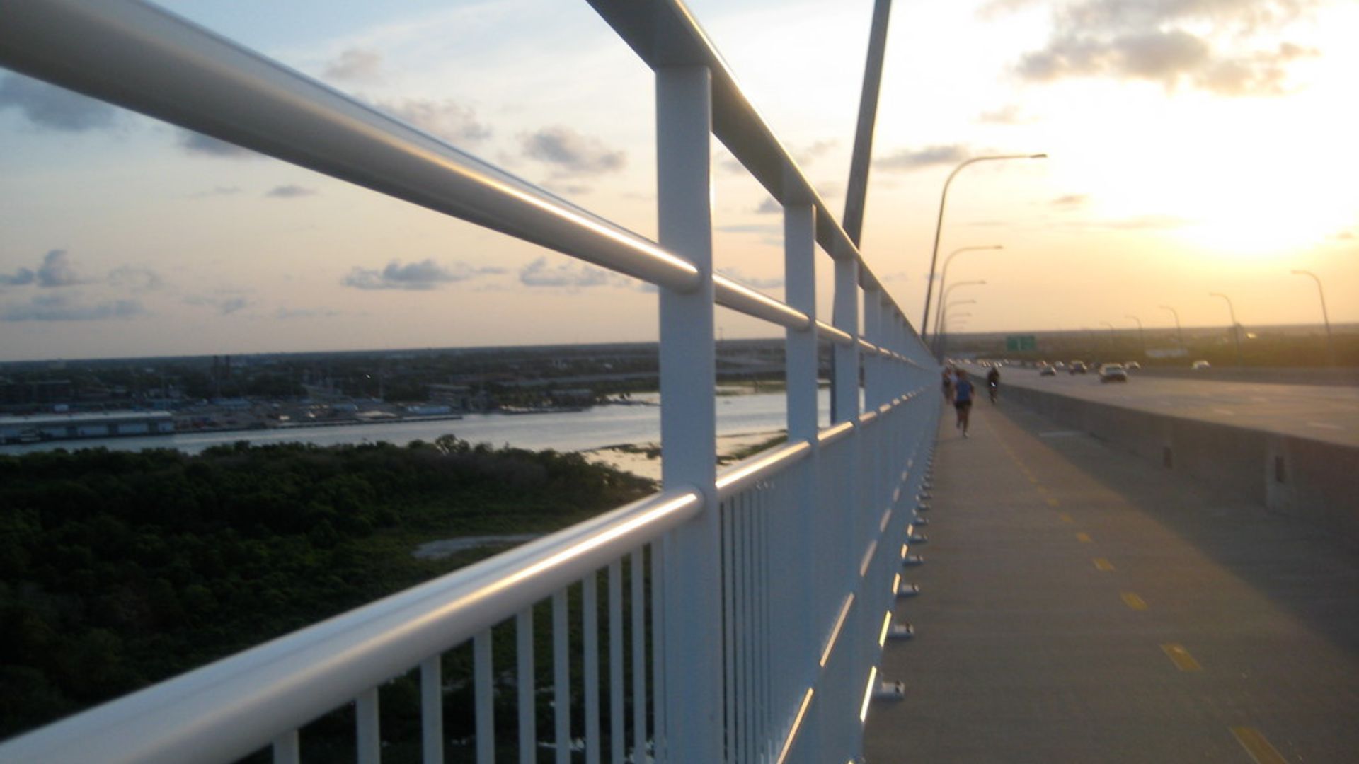 Closeup of Ravenel Bridge Walking Path