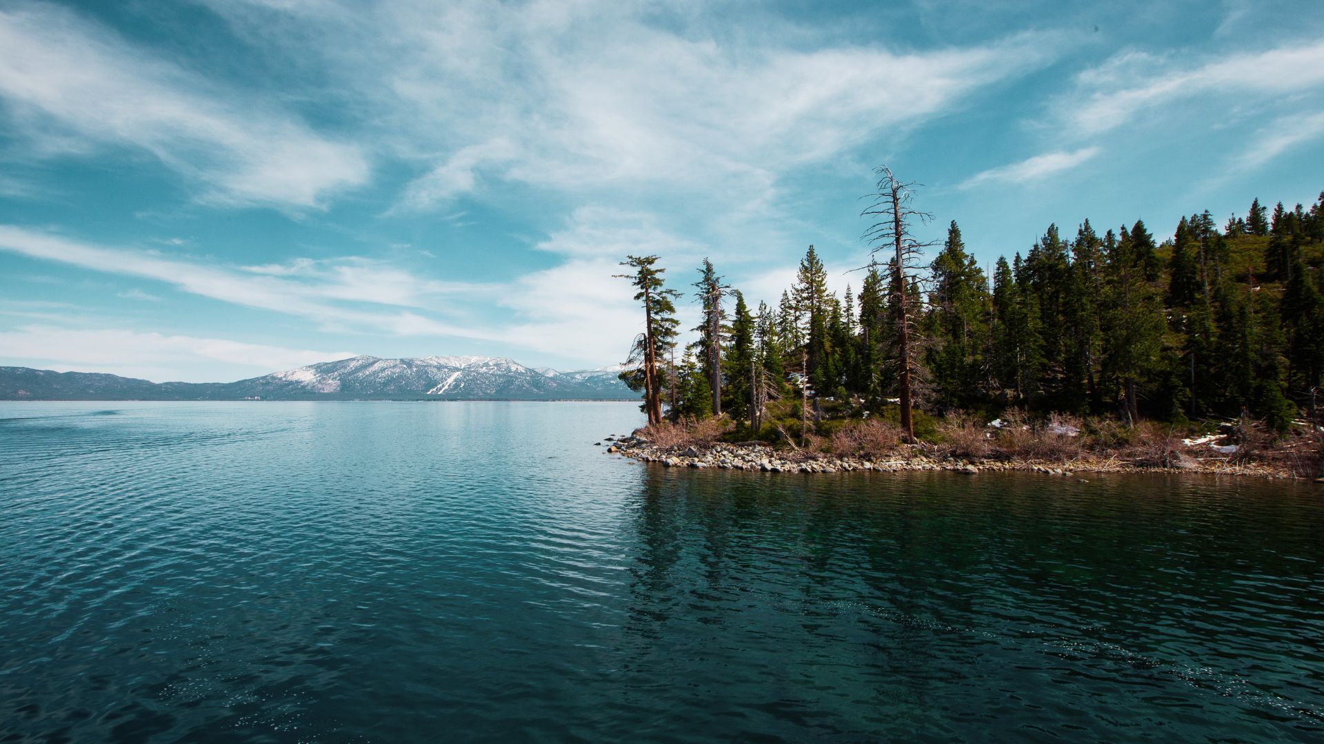 A photo of Lake Tahoe