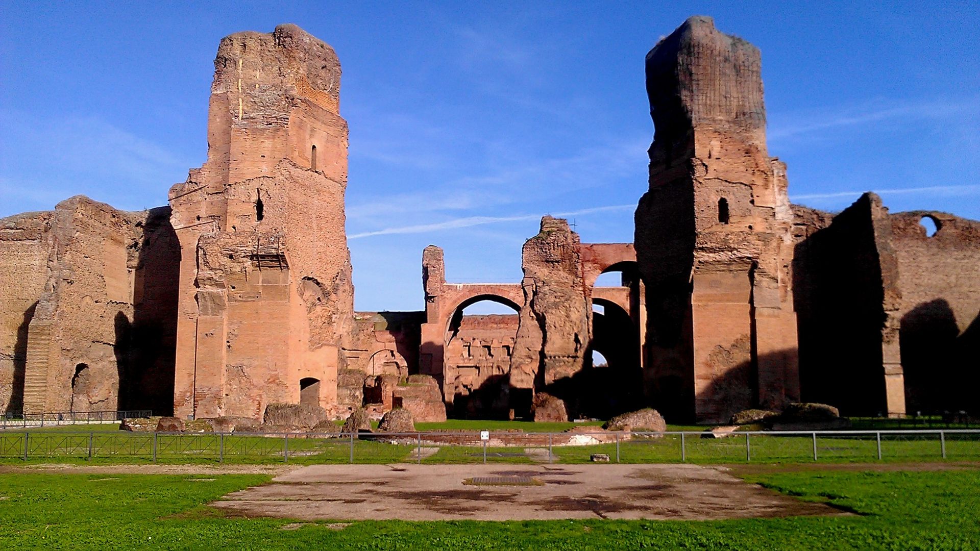  A PHOTO OF BATHS OF CARACALLA
