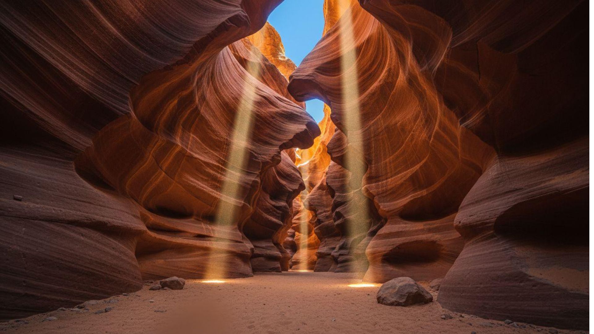 A PHOTO OF A UPPER ANTELOP CANYON