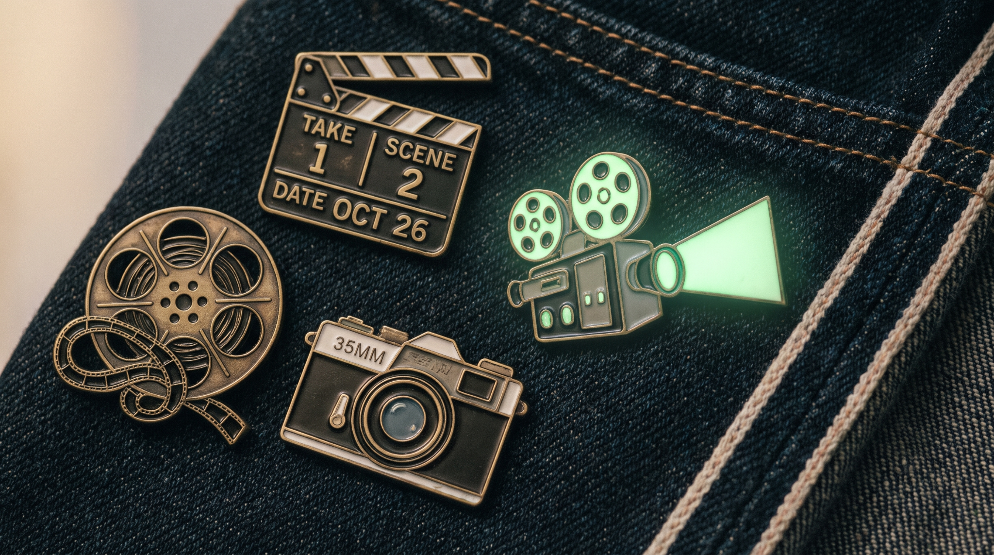 5. Make Your Own: Custom Pins for a Club, Cast, or Watch Party