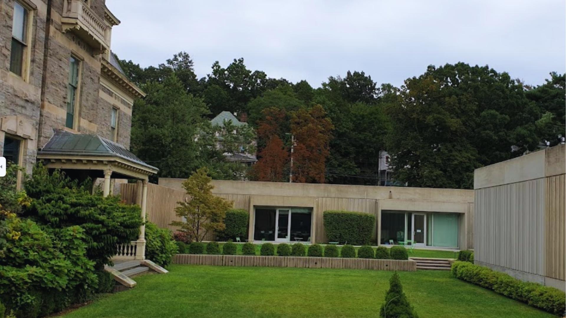 Hudson River Museum in NY, used as the exterior of Ricken’s home in Severance.