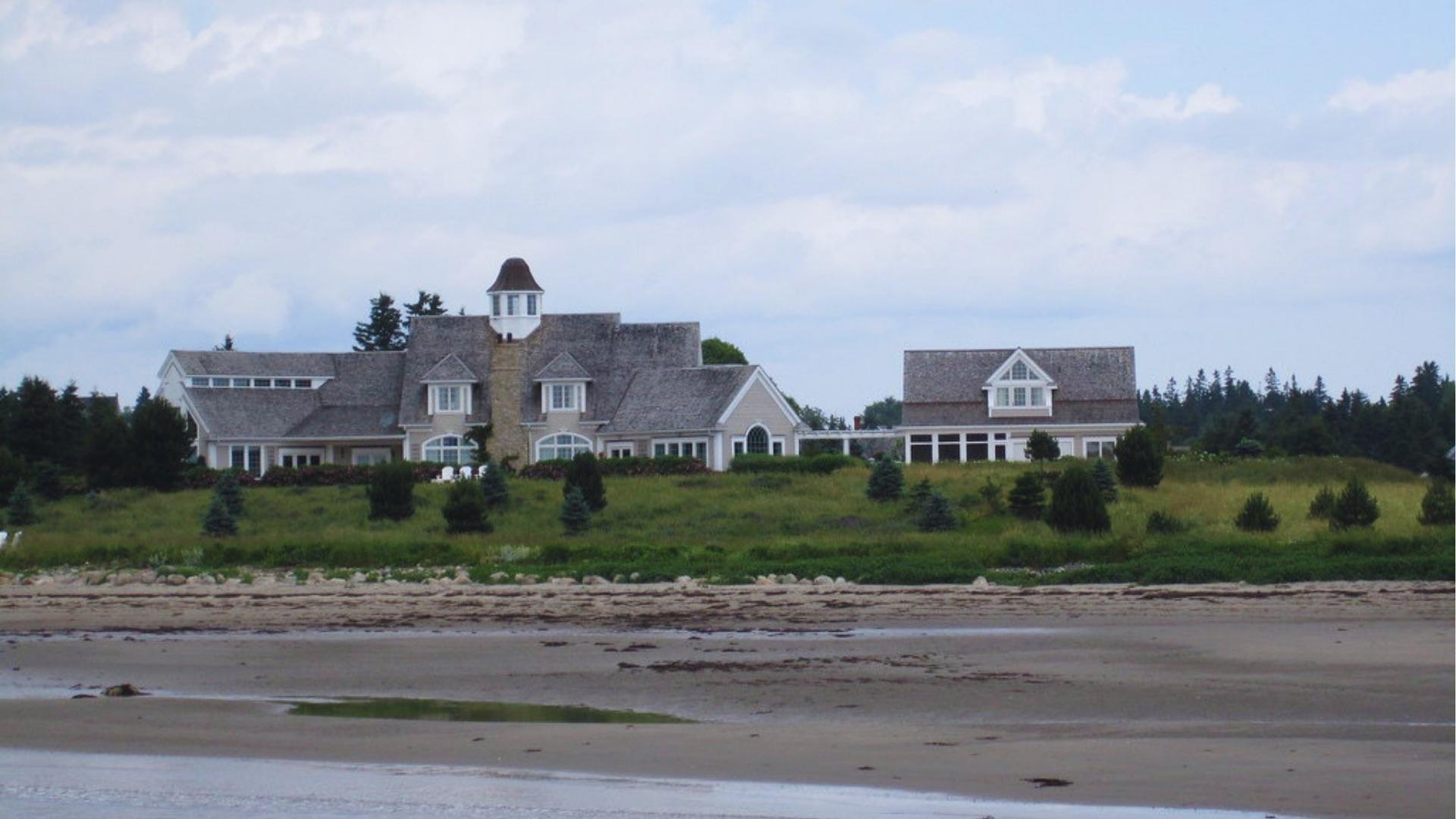 Beechwood estate mansion on Nova Scotia coast, used as Sinclair family home Clairmont in We Were Liars.