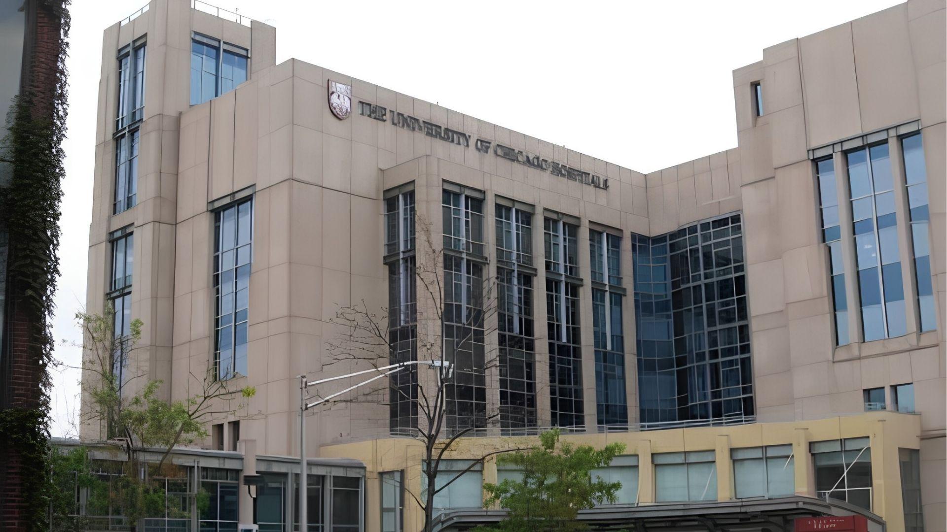 The University of Chicago Hospitals exterior, The Fugitive filming location