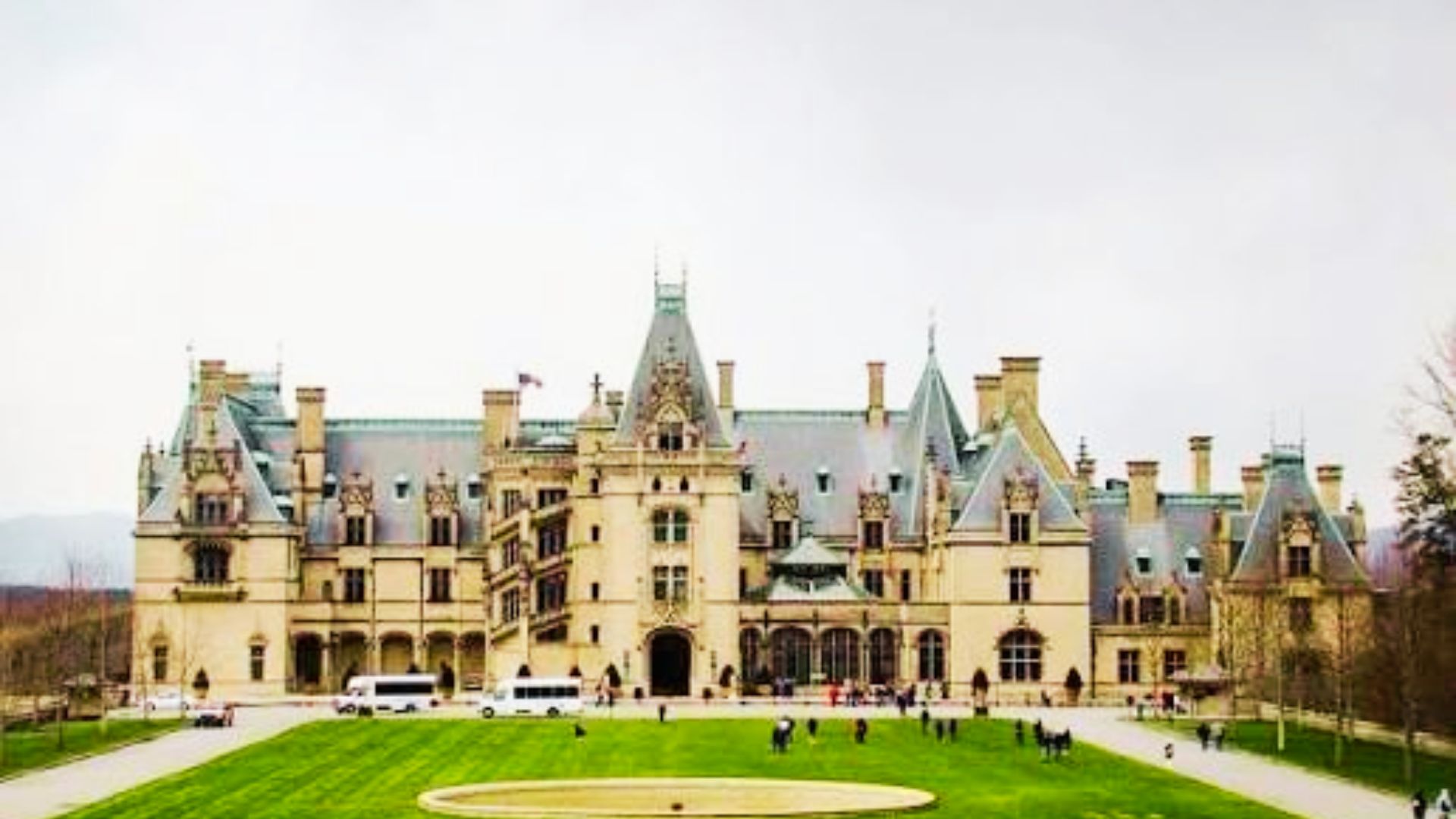 image of Biltmore Estate in Asheville where Richie Rich was filmed.