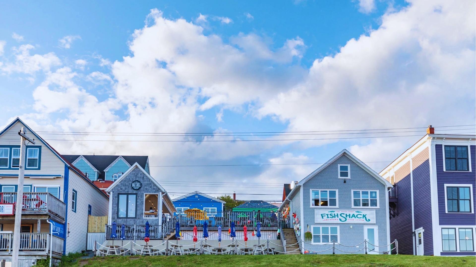 South Shore Fish Shack in Lunenburg, Nova Scotia, real town featured in We Were Liars series.