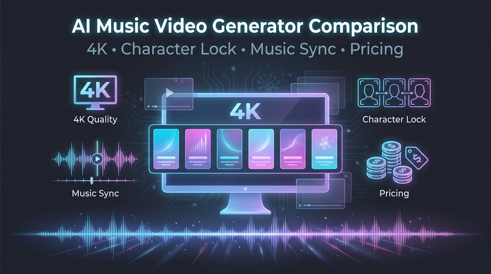 Best AI Music Video Generators for 4K Visuals: Which Keep Characters Consistent?