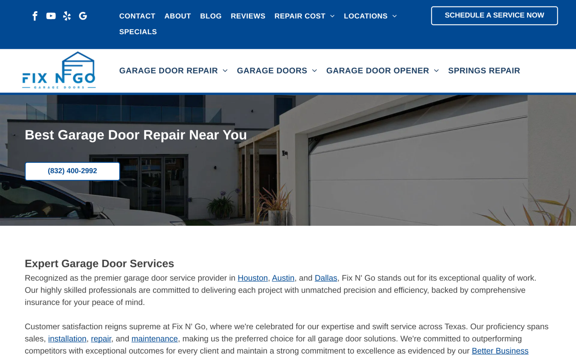 Fix N' Go - Best for Garage Door Repair and Installation
