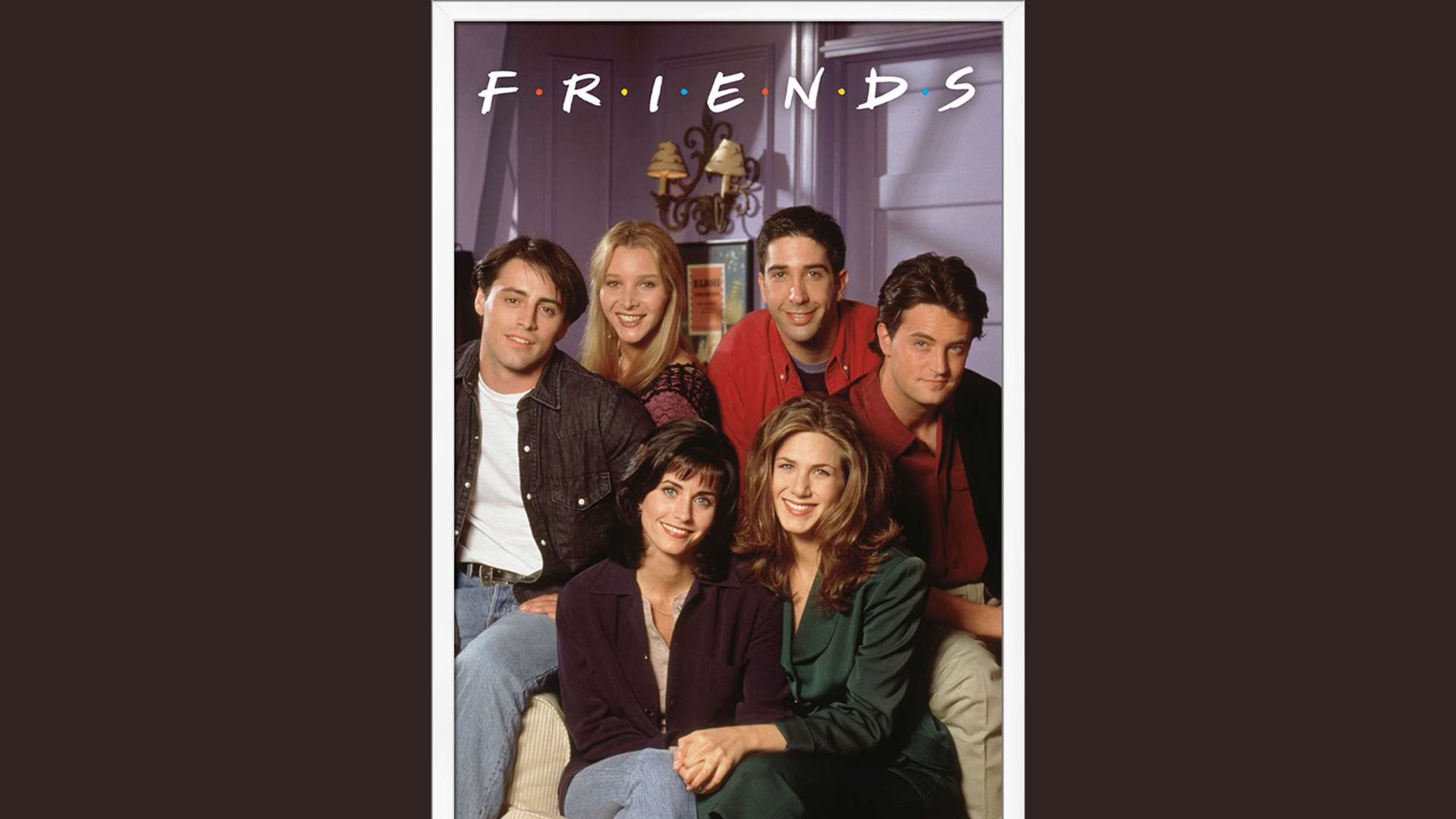 Cover of "Friends: The Complete Series" featuring the main cast in a colorful, iconic pose.