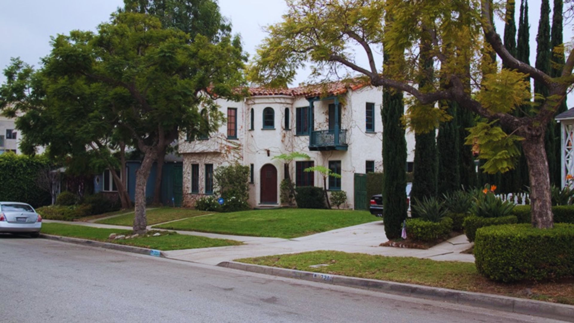 Side view of house located in Los Angeles used in Modern Family