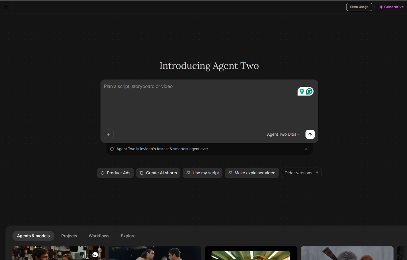 Invideo Agent Two