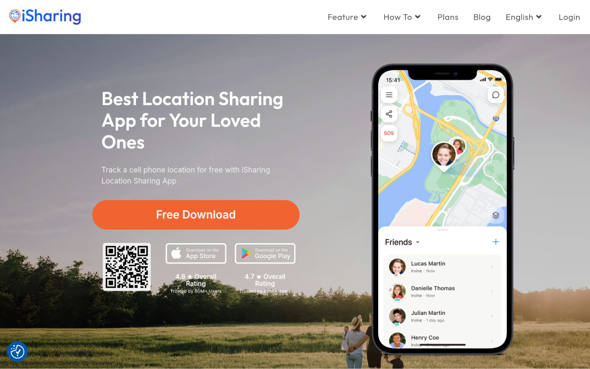 iSharing - Best for Real-Time Location Sharing and Family Safety
