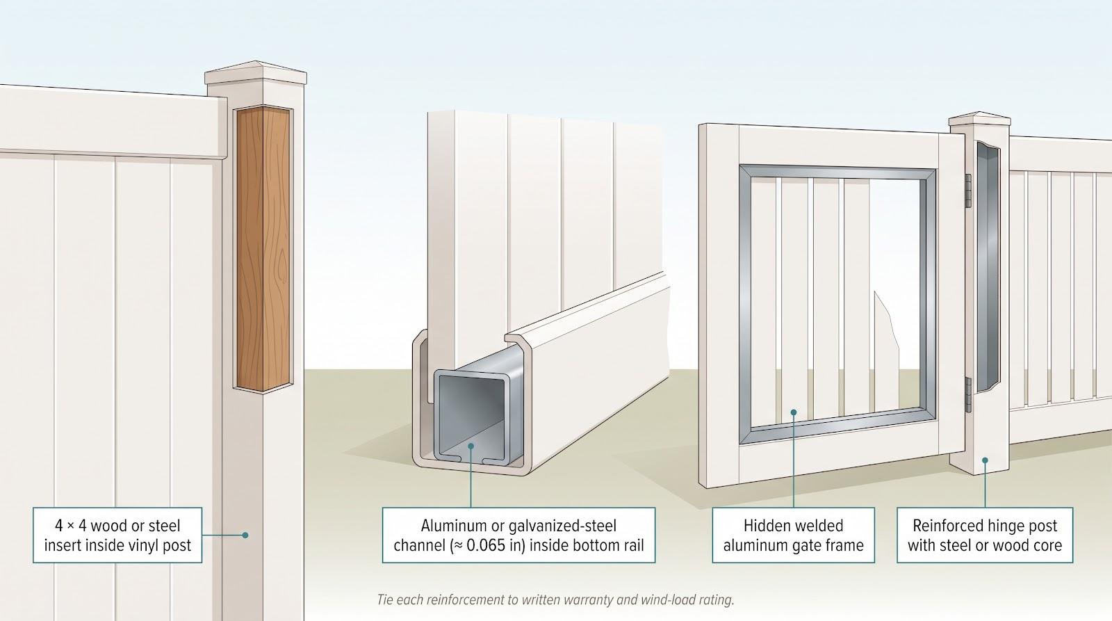 The 4 × 4 Insert, Bottom Rail, and Gate Frame Checks

