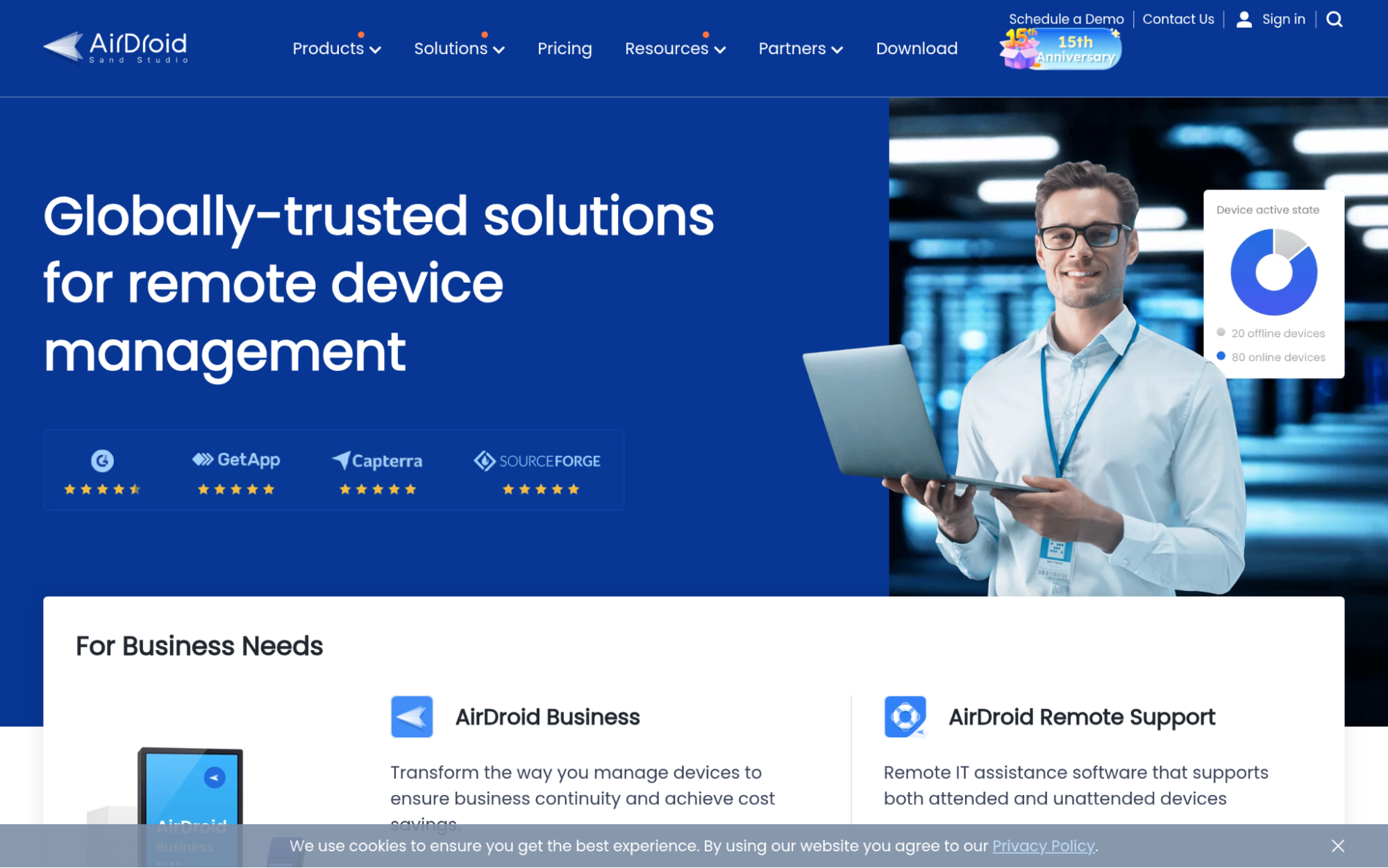 AirDroid - Best for Enterprise Mobile Device Management
