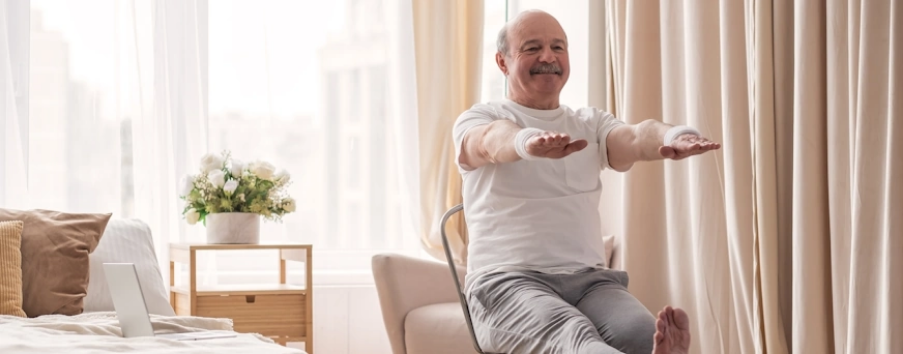 Free Chair Yoga Guide For Seniors To Stay Active And Flexible